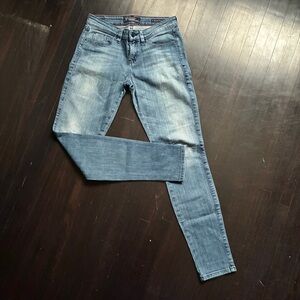 Guess medium wash slim fit jeans, Britney skinny cut, size 27